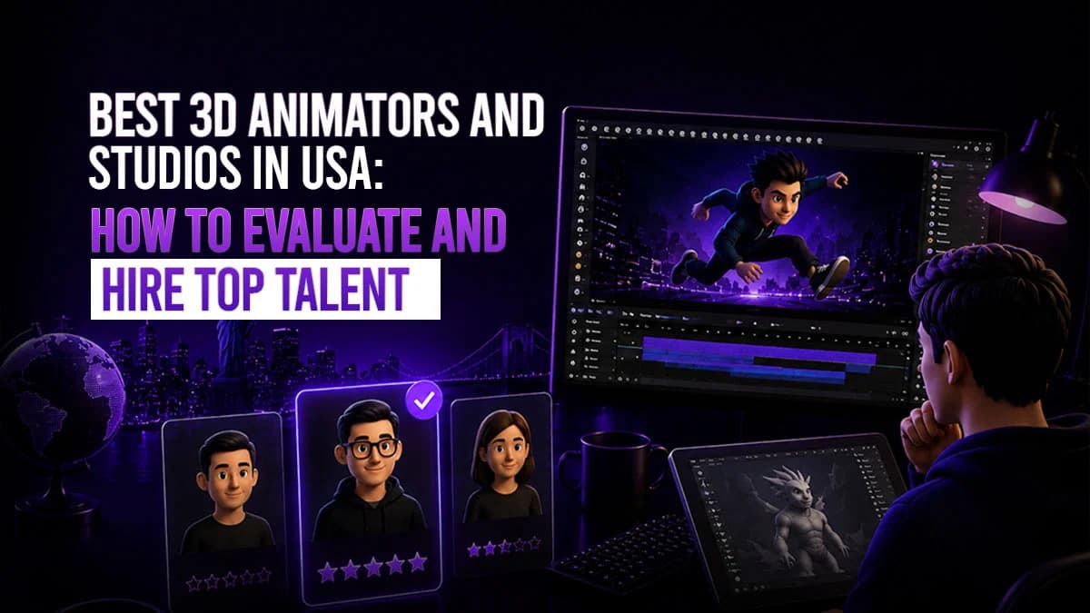 Best 3D Animators and Studios in USA 2026: How to Evaluate and Hire Top Talent