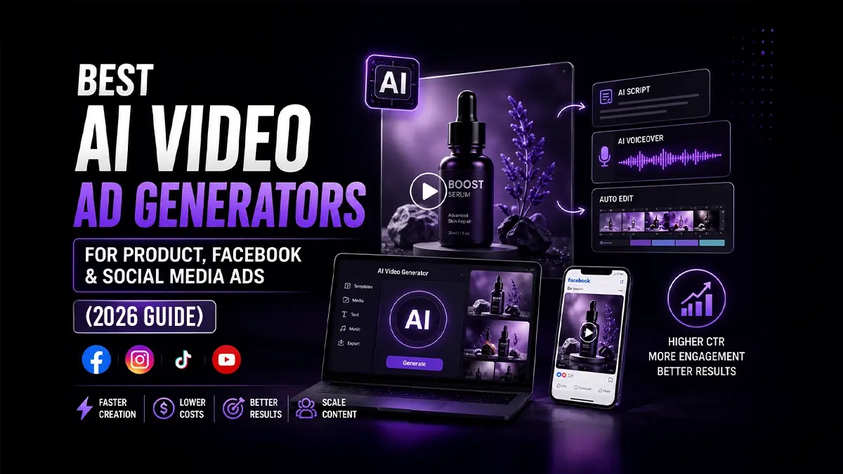 Best AI Video Ad Generators for Product, Facebook & Social Media Ads (2026 Guide)