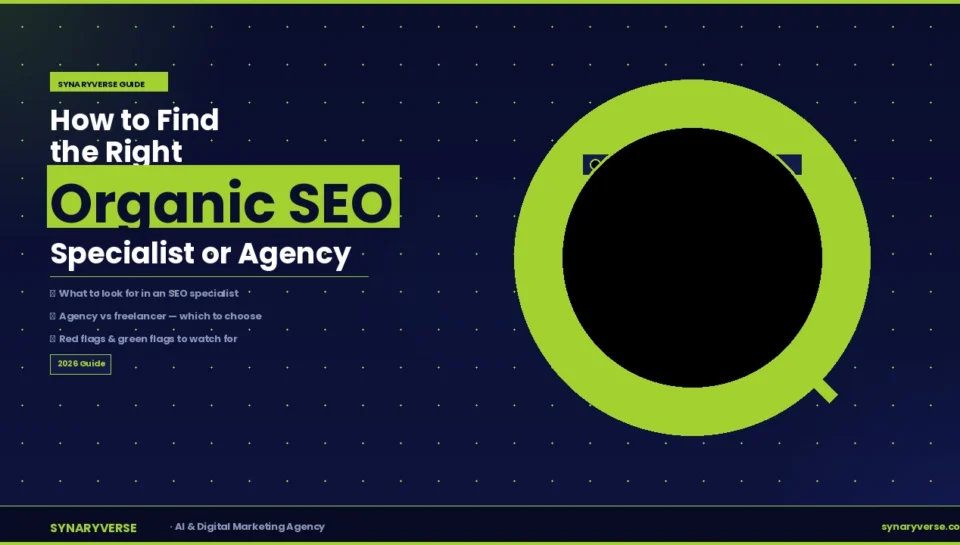 Organic SEO Specialist or Agency